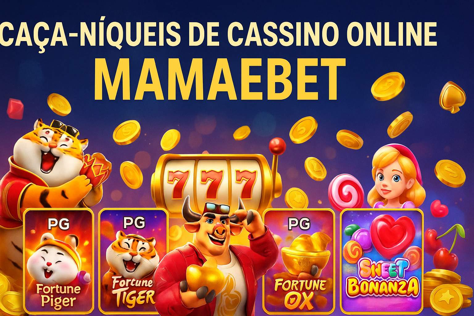 Explore o mundo das slot machines no MAMAEBET Casino